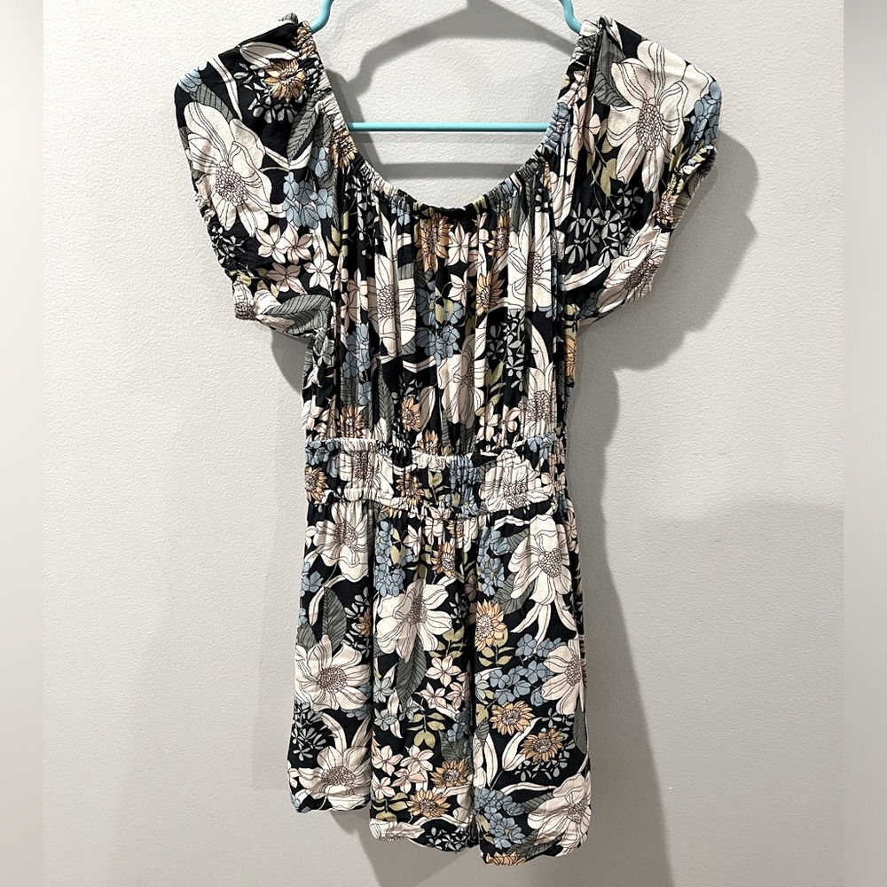 American Eagle Floral Romper